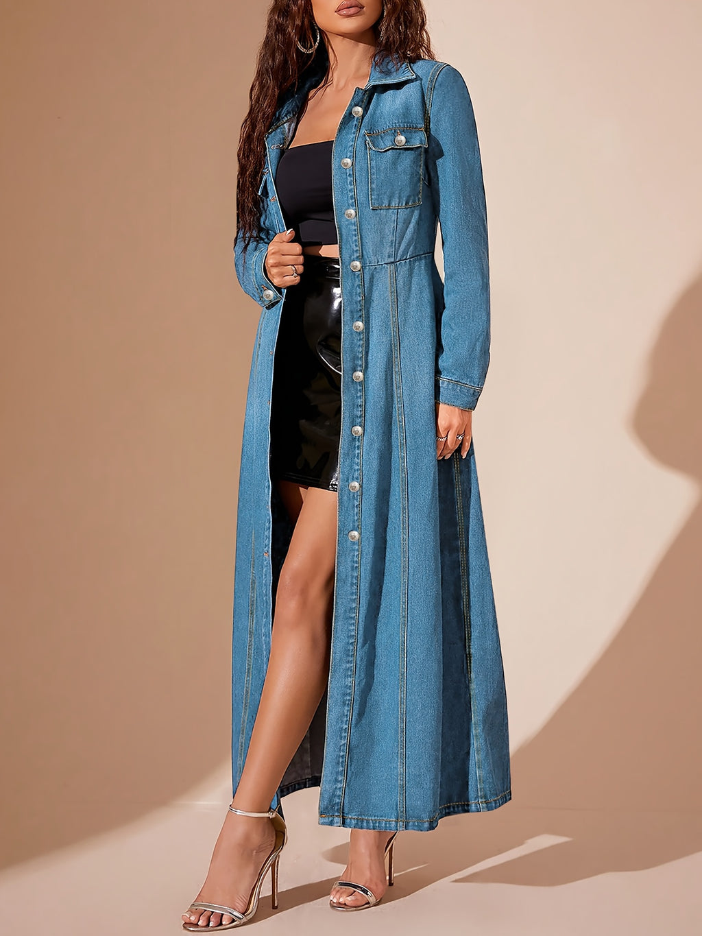 Elara Denim Dress