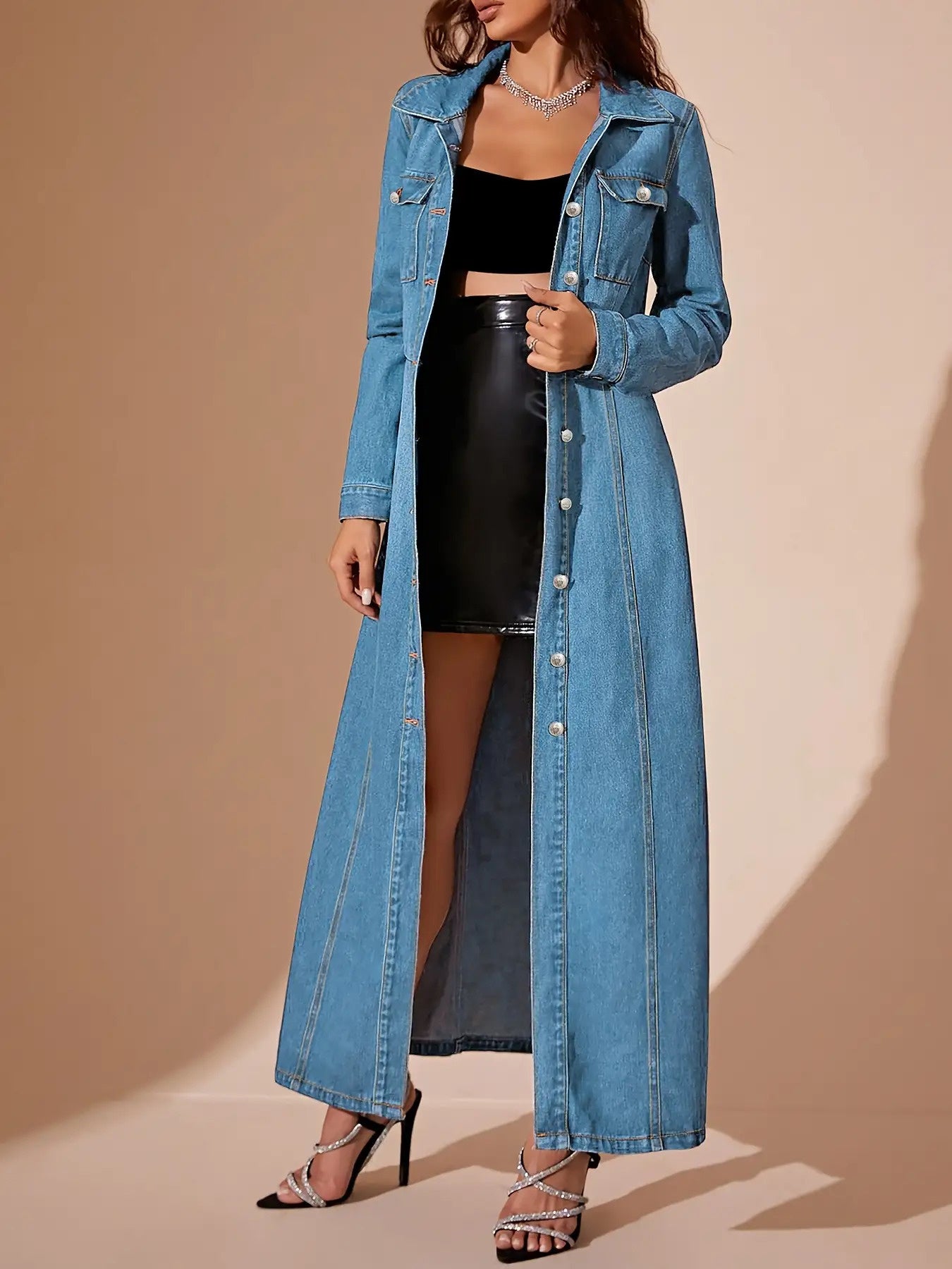Elara Denim Dress