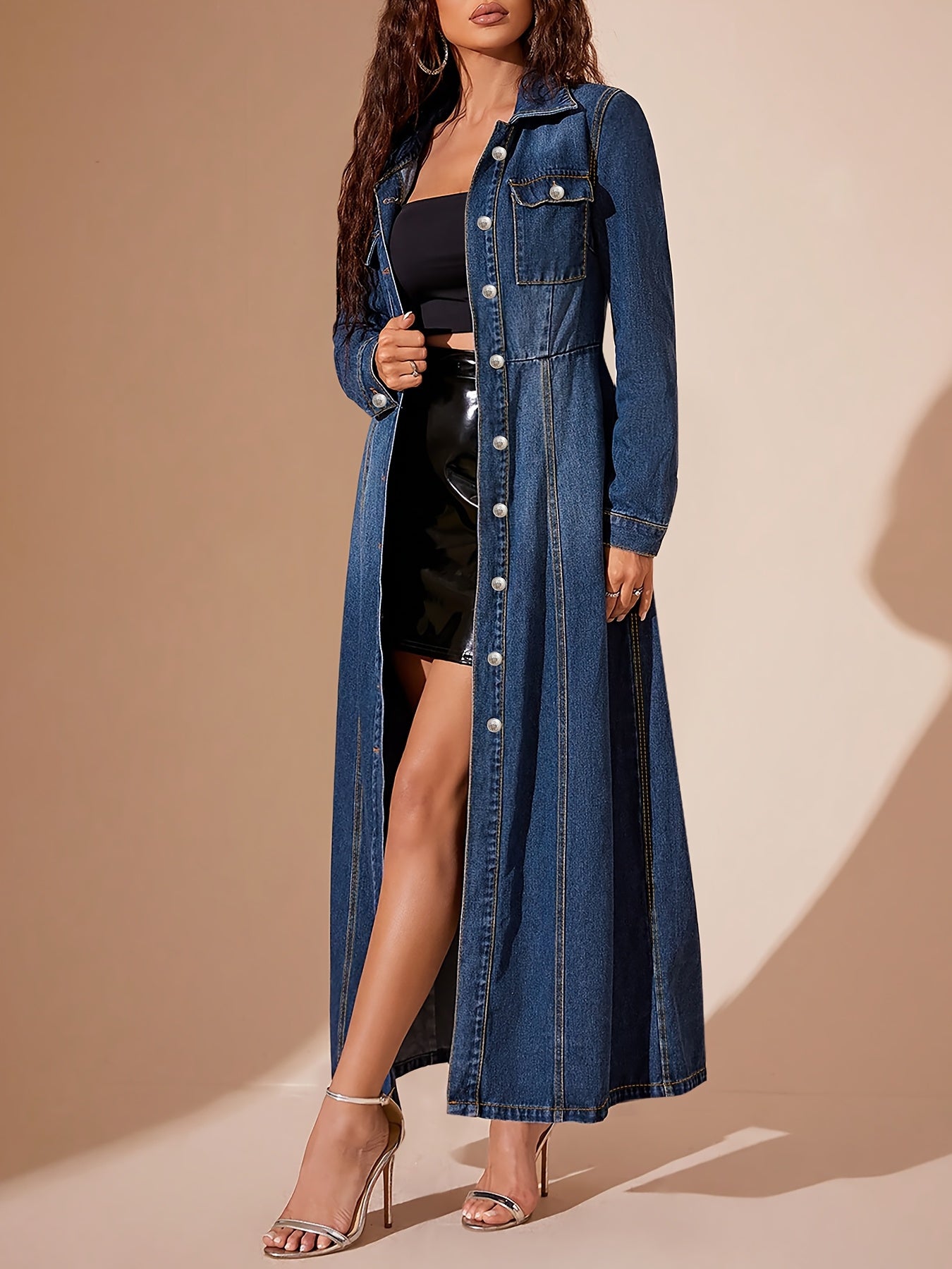 Elara Denim Dress