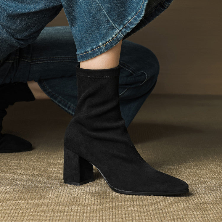 Alora Genuine Suede Boots