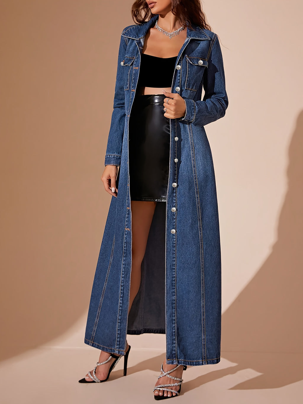 Elara Denim Dress