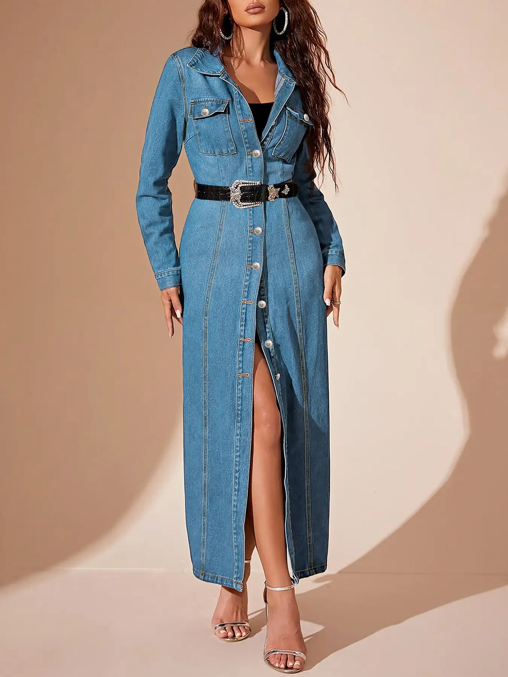 Elara Denim Dress